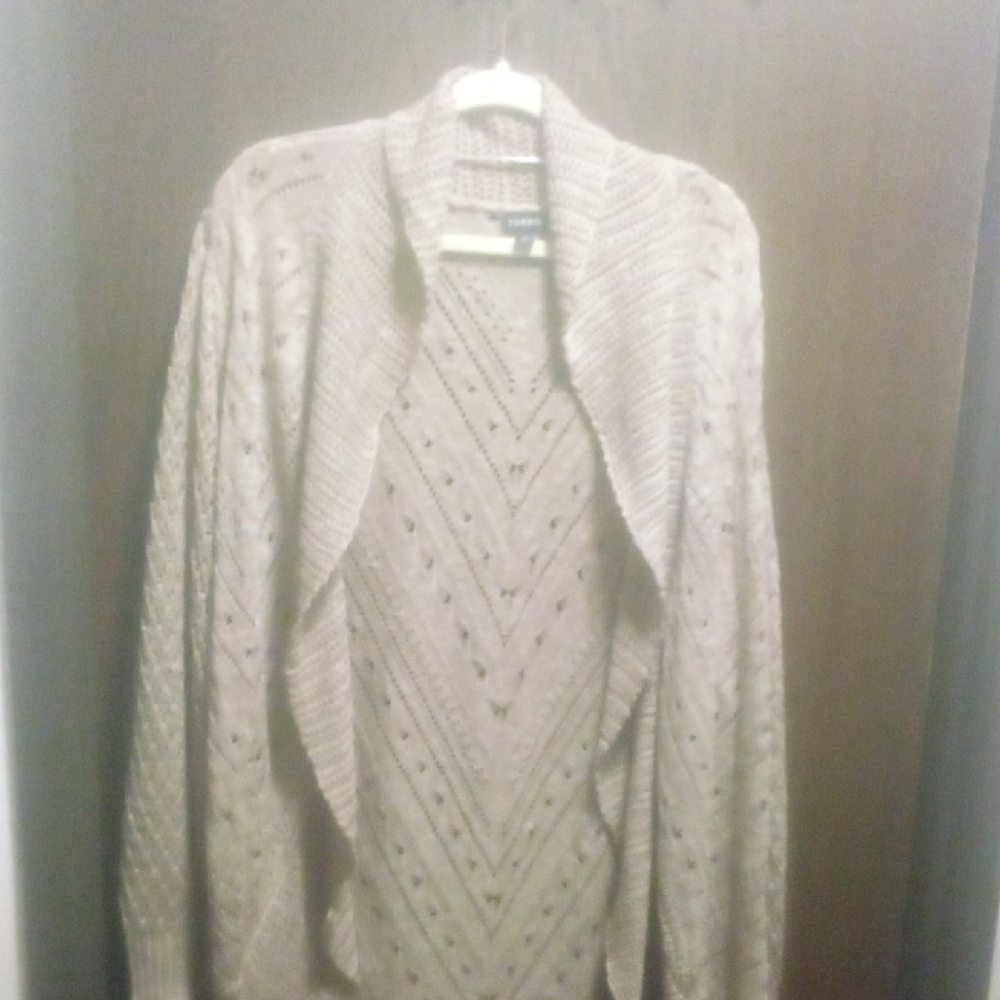 Torrid Crochet Open Front Cardigan